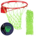 thumbnail image 2 of Ghojet Luminous Basketball Net Replacement, Heavy Duty Nightlight Basketball Net Glow in The Dark, Outdoor Shooting Trainning Glowing Light Luminous Basketball Net, 2 of 9