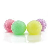 BcPowr 4PCS Four Colors Bead Squeezing Stress Ball, Squeezing Stress Relief Ball for Boy, Girls & Adults, Stress Relief Squeezing Soft Vent Ball Hand Wrist Toys, Vent Toys.(Color Random)