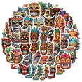 thumbnail image 1 of Paquete de pegatinas Indigenous Masks Impermeables Anime, 50 unidades, 1 of 4
