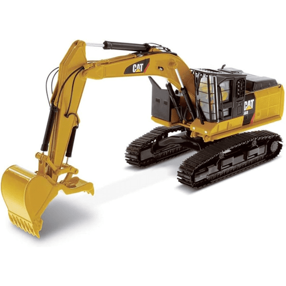 Open Box Diecast Masters CAT Caterpillar 323F Medium Excavator Diecast Model, 1:50 Scale, Core Classics