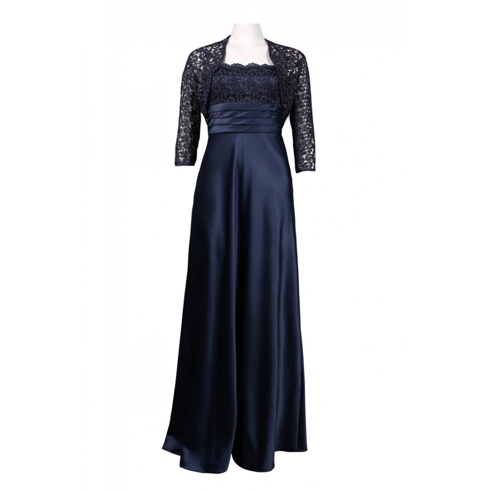 adrianna papell satin gown