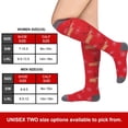 thumbnail image 5 of 6 Pairs Christmas Compression Socks for Women & Men Circulation 15-20 mmHg - Better Blood Flow, Swelling , Best Support for Medical, Running, Nursing,Christmas Gifts for Nurses Travel Pregnancy, 5 of 5