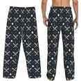 thumbnail image 3 of Men's Pajama Pants Pjs Bottoms With Pockets Sleep Lounge Pants For Men, 3 of 7