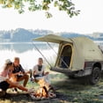 thumbnail image 4 of Ktaxon Pickup Truck Tent for 5.2-5.8' Bed, Waterproof PU2000mm 2-Person Truck Bed Tent with Removable Awning, Rainfly ＆ Storage Bag Included, Green, 4 of 8