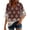 A-Coffee, variant on Women's Summer Chiffon Boho Tops Vintage Floral Printed Short Sleeve Casual V Neck Shirts Dressy Beach Vacation Blouse A-Black XL