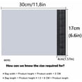 thumbnail image 2 of Shipping Envelopes, Non-Fragile Items Easy Packing Poly Mailers With Strong Confidentiality, Self-Sealing Mailing Bags Water Resistant For Commercial And Private Use (17 X 30 Cm), 2 of 5