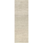 nuLOOM Elfriede Jute Blend Natural 2' 6 x 6' Farmhouse Runner Rug