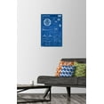 thumbnail image 2 of Star Wars: Saga - Imperial Blueprint Wall Poster with Push Pins, 14.725" x 22.375", 2 of 3