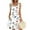 07-White, variant on DJskiyers Womens Summer Dresses 2025 Beach Vacation Dress Casual Sleeveless Floral Print Boho Dresses U Neck Loose Sundresses