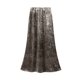 thumbnail image 1 of Falda midi fluida de ante para mujer: elegante, suave, tallas M/L, versátil para el día a día y las vacaciones, para llevar en cualquier época del año., 1 of 4