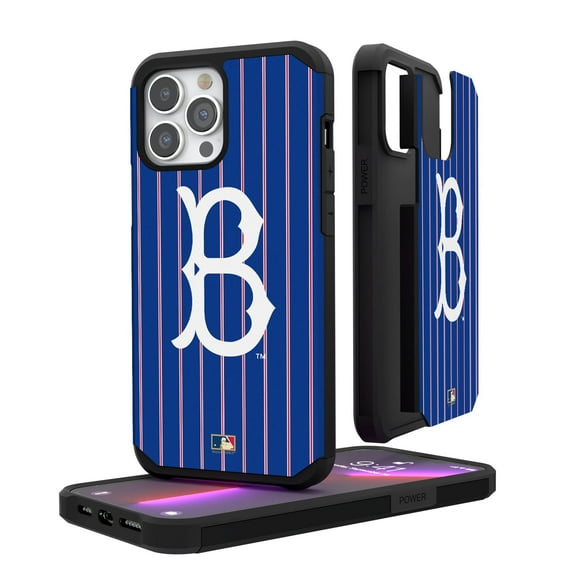Los Angeles Dodgers iPhone Pinstripe Cooperstown Design Rugged Case