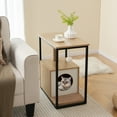 thumbnail image 2 of Gymax Cat Furniture End Table w/ Scratching Post Removable Scratching Mat Living Room, 2 of 10