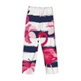 thumbnail image 5 of Junzan Men'S Pajama Pants Pink Flamingos Sleepwear Pants Pj Bottoms Drawstring And Pockets, 5 of 9