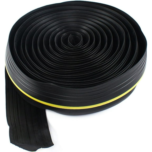 20' Universal Garage Door Threshold Seal Strip, Bottom Weather Stripping, Garage Waterproof Threshold Rubber Strips for Security Doors, Colorful Sealing Rubber Strips