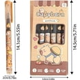 thumbnail image 5 of Capybara pens with cute pen set, 6 x Capybara gel pens for writing, 0.5mm aesthetic pens, fastdrying animal ink pens, student stationery set., 5 of 5