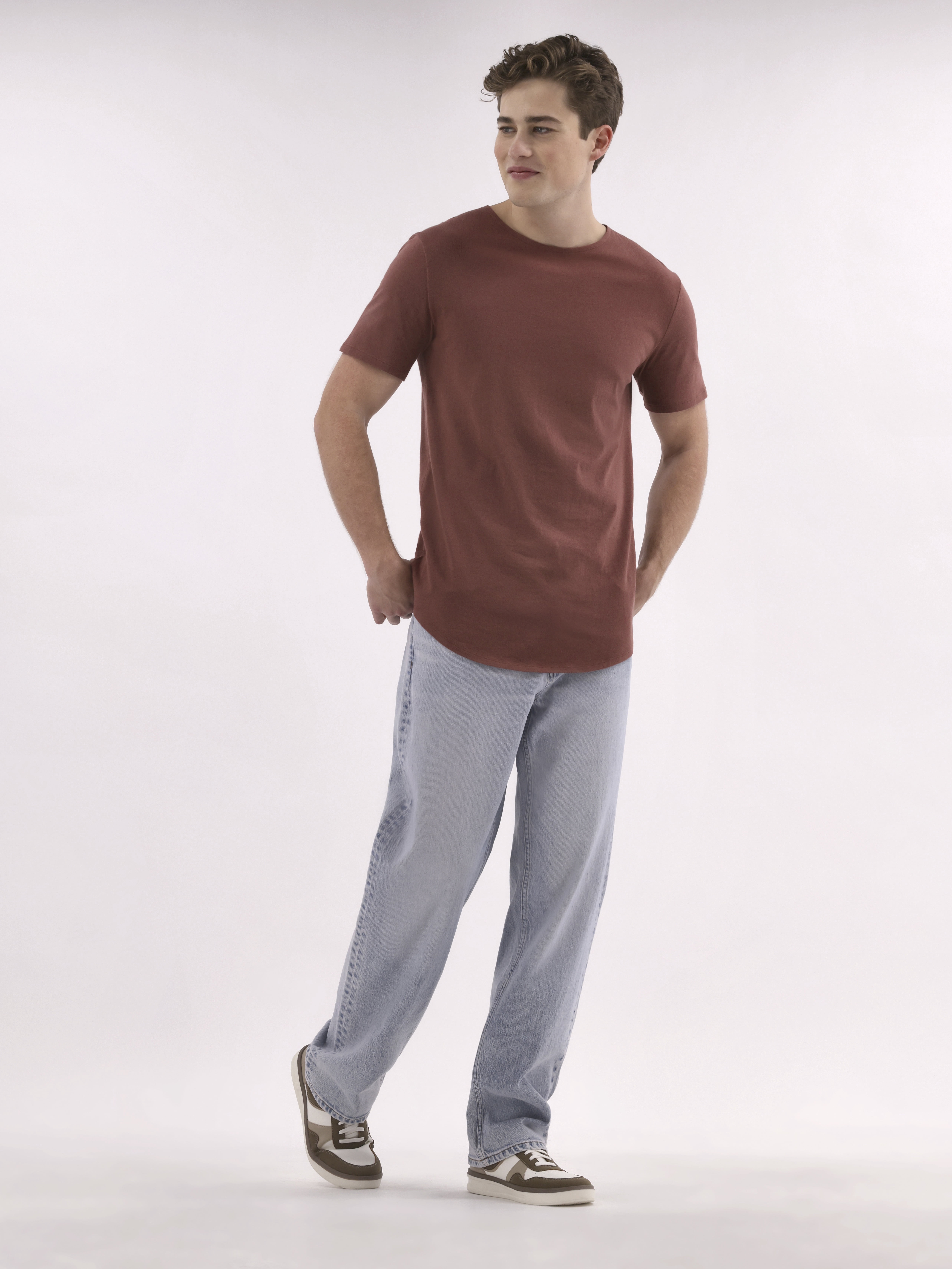 No Boundaries Men's & Big Men's Loose Fit Jeans with Stretch