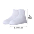 thumbnail image 2 of Homellea Silicone Rain Shoe Covers, Waterproof Reusable Overshoes with Non Slip Sole, Portable Foldable Shoe Protectors for Walking, Cycling, Gardening and Travel, 1 Pair, 2 of 6