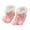 Pink, variant on Luogg Baby Girls Boys Warm Shoes Soft Booties Snow Soft Comfortable Boots Infant Toddler Warming And Fashion Shoes Size 3-6 Months Brown