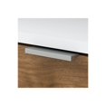 thumbnail image 2 of BBF Jamestown - Table with 5-shelf bookcase, 2-drawer lateral file cabinet - L-shaped - fresh walnut - white base, 2 of 7