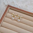 thumbnail image 6 of Elegant Minimalist Pearl Drop Earrings for Women Delicate Dangle Jewelry Fashion Accessory Timeless Her Everyday Wear, 6 of 6