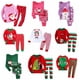 thumbnail image 2 of Pijamas de Papá Noel para niños y niñas, ropa de dormir de manga larga y pantalones de algodón, de 2 a 7 años, 2 of 4
