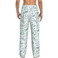thumbnail image 2 of Bixox Men's Dragonfly Patterned Pajama Pants with Pockets Lounge Clothes for Home, 2 of 5