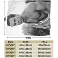 thumbnail image 3 of Ryan Reynolds Throw Blanket Fleece Blanket Soft Cozy Flannel Blanket Lightweight Plush Blanket (3Sizes), 3 of 6