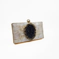 thumbnail image 2 of Different Craft India Mother Of Pearl inlaid bridesmaid brass duffle Clutch Bag for Women, 2 of 5