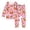 Pink, variant on Weebloom Halloween Little Girl Pajamas Cute Pumpkin Boys Pajama Set Long Sleeve Sleepwear Nightwear Pjs Loungewear Pink 6Y