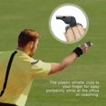 thumbnail image 5 of Handheld Whistle, Finger Grip Whistle, Reusable Referee Whistle, Referee Whistle Black Plastic Finger Grip, Plastic Sports Whistle, Loud and Clear Sou, 5 of 5