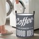 thumbnail image 5 of Fotbe Coffee Is Always A Good Idea Cesto de Ropa con Asas, Cesto Impermeable de Gran Capacidad, Bolsa de Lavado para Dormitorio, Cesto de Ropa con Ruedas y Asas-Medium, 5 of 6
