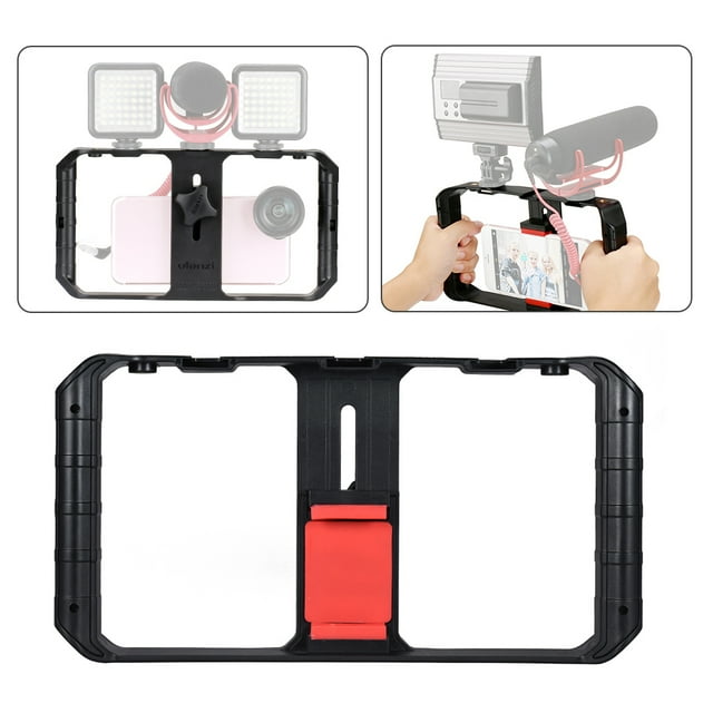 Soporte Ulanzi U-Rig Pro 3 Shoe Handheld Smartphone Video Rig Film Vlogging Estabilizador de soporte de grabación para iPhone Samsung Ulanzi Soporte