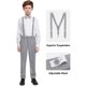 thumbnail image 5 of Chaleco Amazingkitty para niños, gris claro, talla 2, formal, 6 piezas, 5 of 8