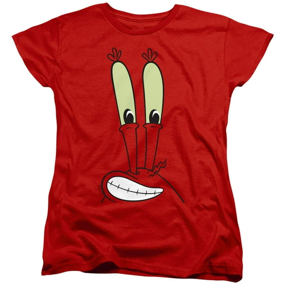 Spongebob Mr. Krabs Smile Face Women's T Shirt