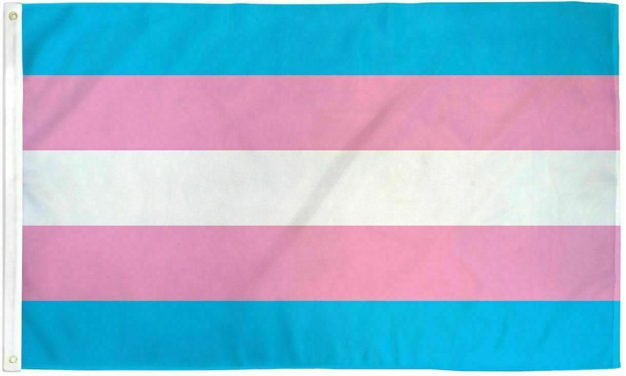 Transgender Pride Flag 3x5ft with Grommets LGBTQIA Trans Pride 