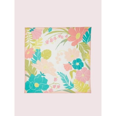 Kate Spade New York Tropical Floral Square Scarf Multi One Size