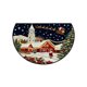 thumbnail image 1 of Decoraciones navideñas, adornos navideños, regalos navideños Alfombra navideña Puerta de entrada Felpudo semicircular Felpudo antideslizante absorbente para el hogar Felpudo a prueba de suciedad Felpu, 1 of 5