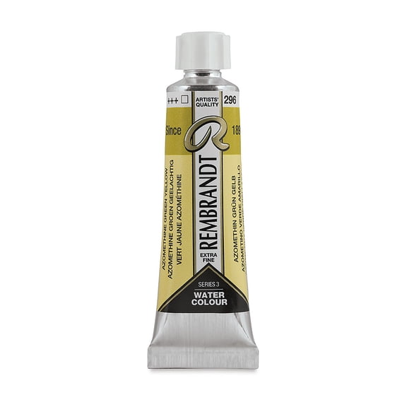 Rembrandt Artist Watercolors - Azo Green Yellow, 10 ml tube