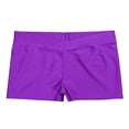 thumbnail image 4 of iiniim Girls Gymnastics Dancewear Athletic Ballet Dance Gym Yoga Workout Booty Shorts Activewear Purple 12, 4 of 7