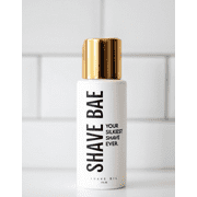 SHAVE BAE shaving oil - NO BUMPS, NO RAZOR BURN, NO REDNESS, OR IRRITATION | SILKY SMOOTH SHAVE | BEST SHAVE EVER | HYDRATING | NONTOXIC | BEARD SHAVE | BIKINI SHAVE |  Ditch your shaving cream!