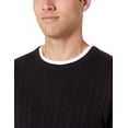 thumbnail image 4 of Men's Crewneck Cable Cotton Sweater, 4 of 5