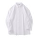 thumbnail image 1 of Blusa y camisa de manga larga con cuello vuelto para hombre, moda de color liso, informal, versátil, con solapa y botones, abrigo de poliéster de manga larga para hombre, 1 of 8