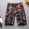 thumbnail image 3 of Loose Fit Knee Length Plaid Cotton, Short (Men's 34), 3 of 6