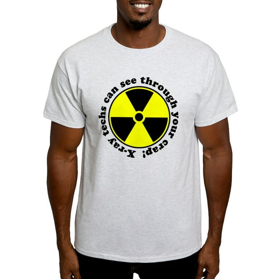 CafePress - X Ray Techs Can See Through Y Light T Shirt - Men's Classic Graphic T-Shirt