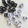 thumbnail image 6 of Keyword Pattern Table Game Dices Role Playing Game Acrylic Round Corner Six Sided Dices Teaching Tool Easy Use, 6 of 9