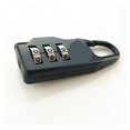 thumbnail image 3 of Portable Alloy Lock Padlock Outdoor Travel Luggage Zipper Backpack Handbag Safe, 3 of 6