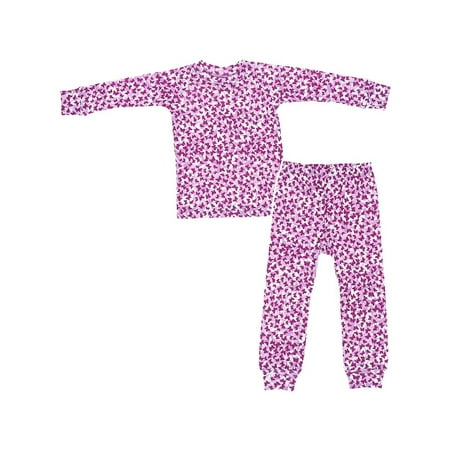 Girls Potato - Sweet Potatoes Butterfly Cotton Pajamas for Toddlers and Girls