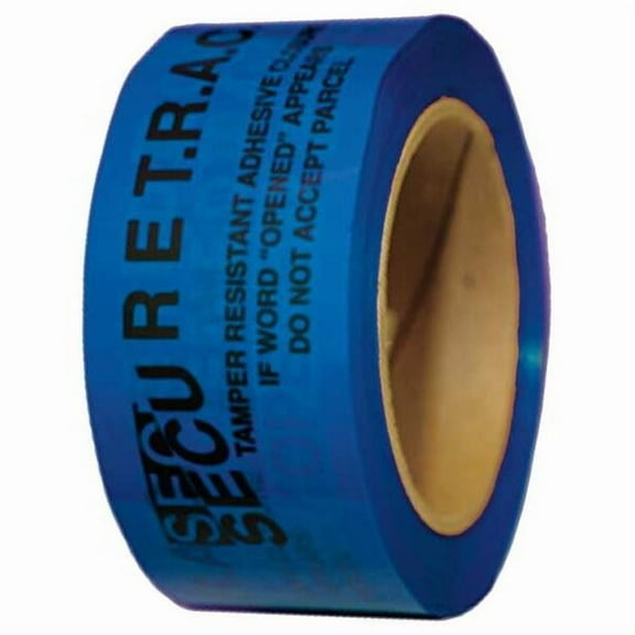 Novavision Tamper Evident Tape, Blue, 2Inx180Ft PST2B-61A-180