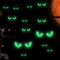 thumbnail image 5 of Pegatinas de ojos malvados de Voyeur para Halloween, decoración de pared para dormitorio de niños, calcomanía brillante de terror, 5 of 5