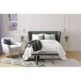 thumbnail image 3 of Elle Decor Remi Bench Dark Grey, 3 of 6
